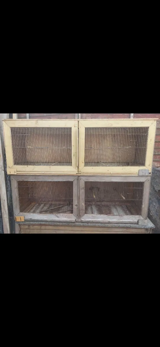 2X Pigeon breeding cages