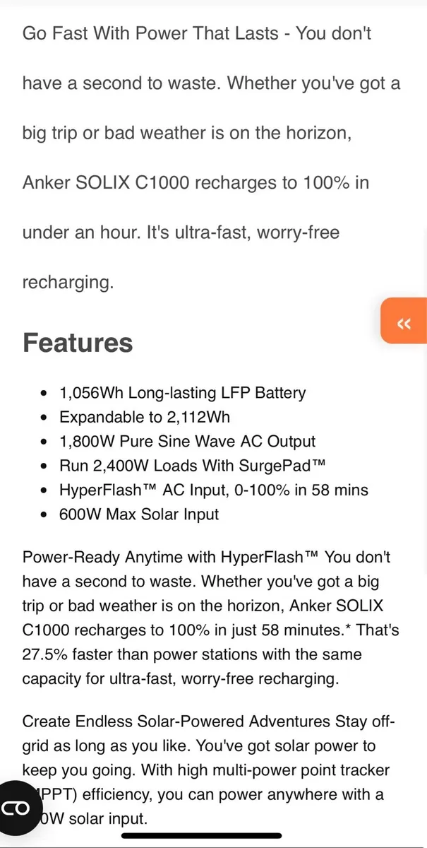 Anker C1000 power station - Image 4