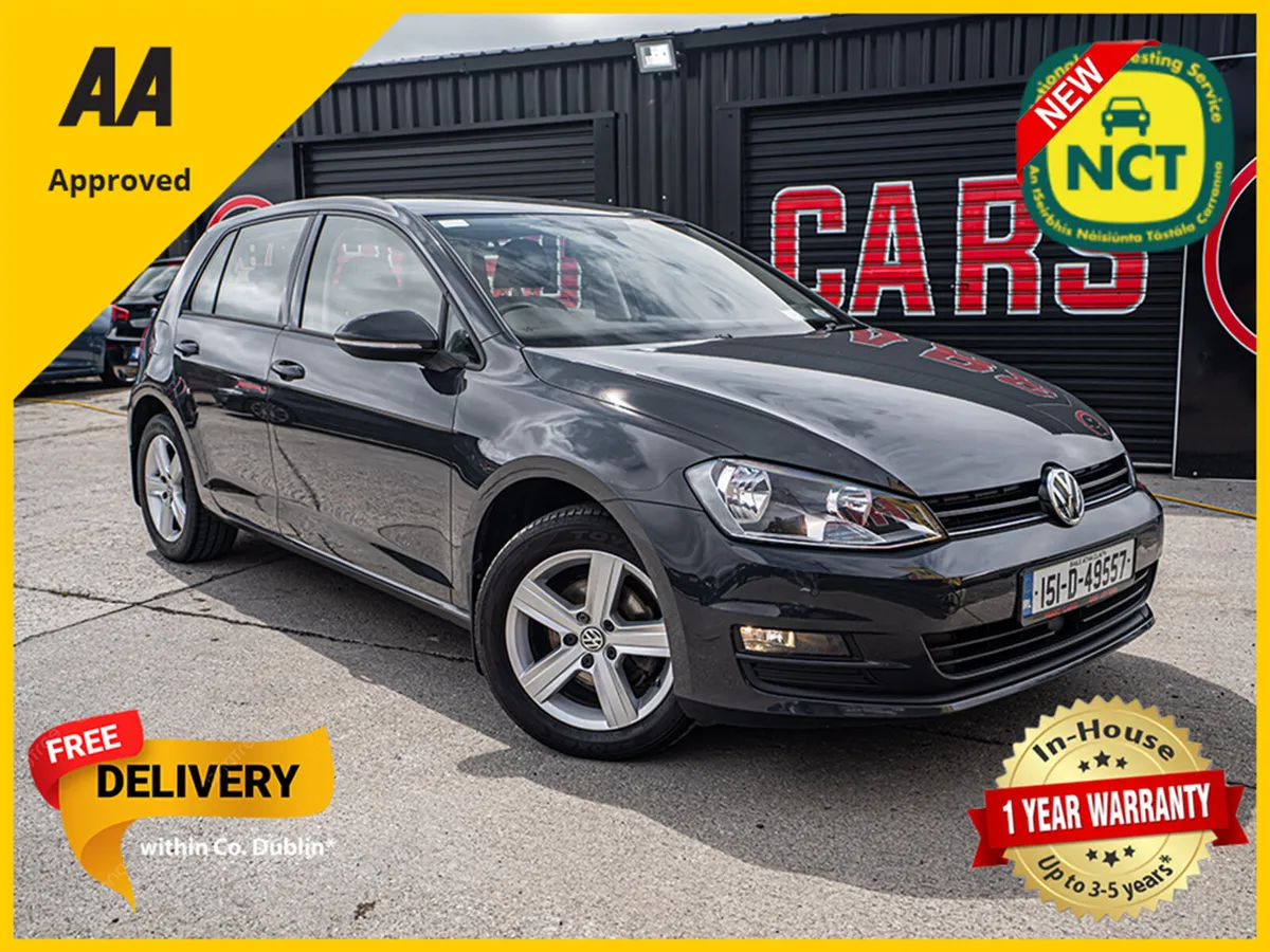 2015 VW Golf Match/Belt done/New NCT/1yr warranty - Image 1