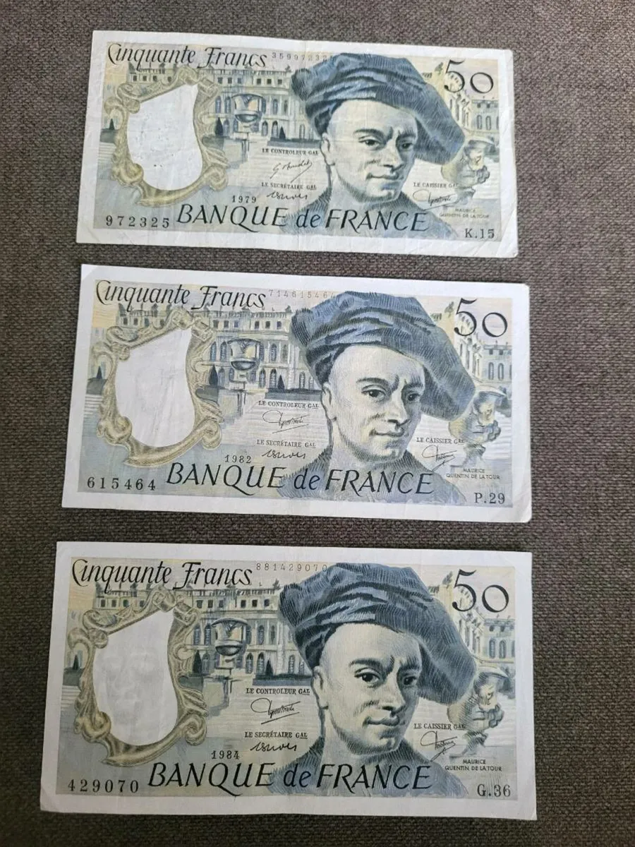 France banknotes - Image 1