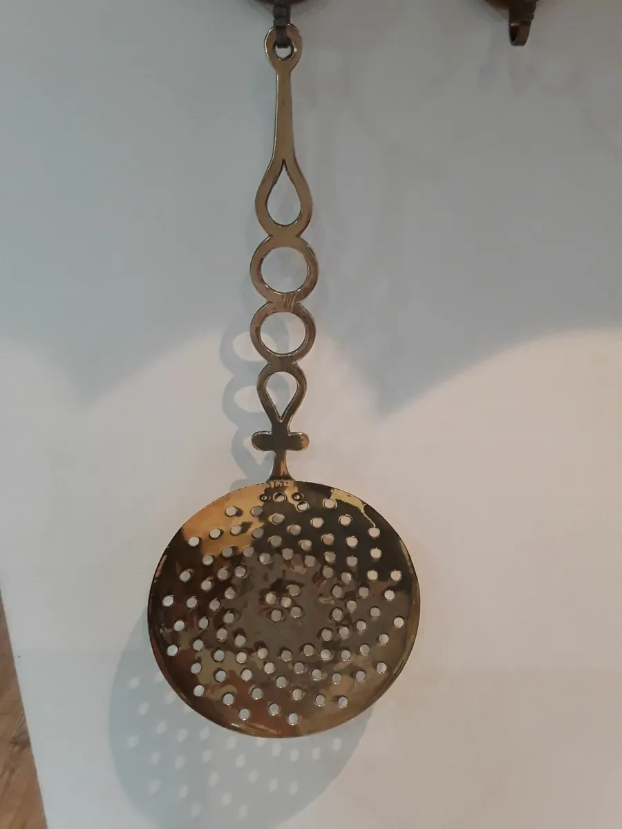 Antique Brass Skimmer - Image 1