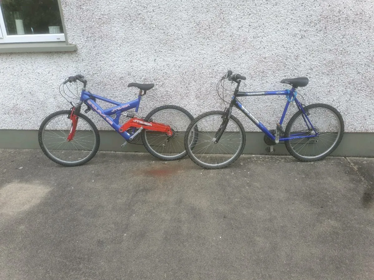 Mountain bikes x2  €80 for both - Image 1