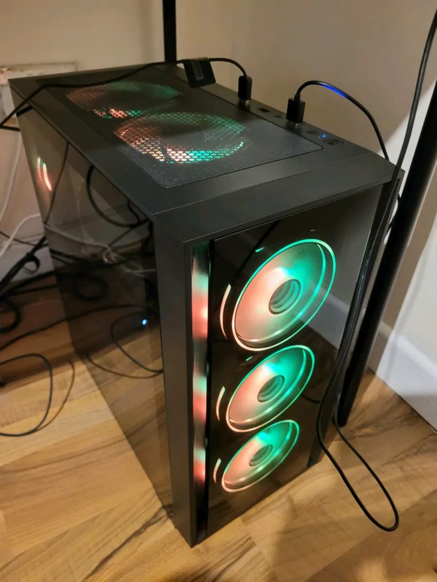 Gaming pc ryzen 7 4060ti Windows 11   2TB storage - Image 1