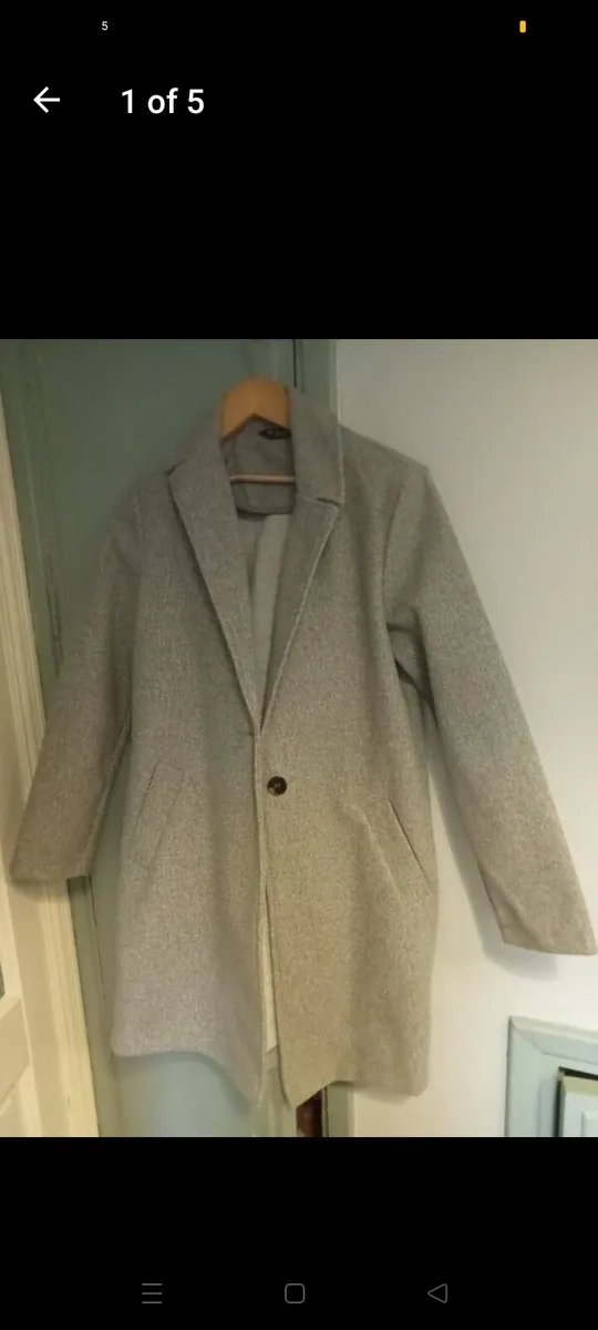New grey ladies coat size 10 - Image 1