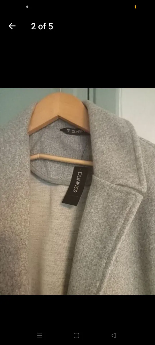 New grey ladies coat size 10 - Image 2