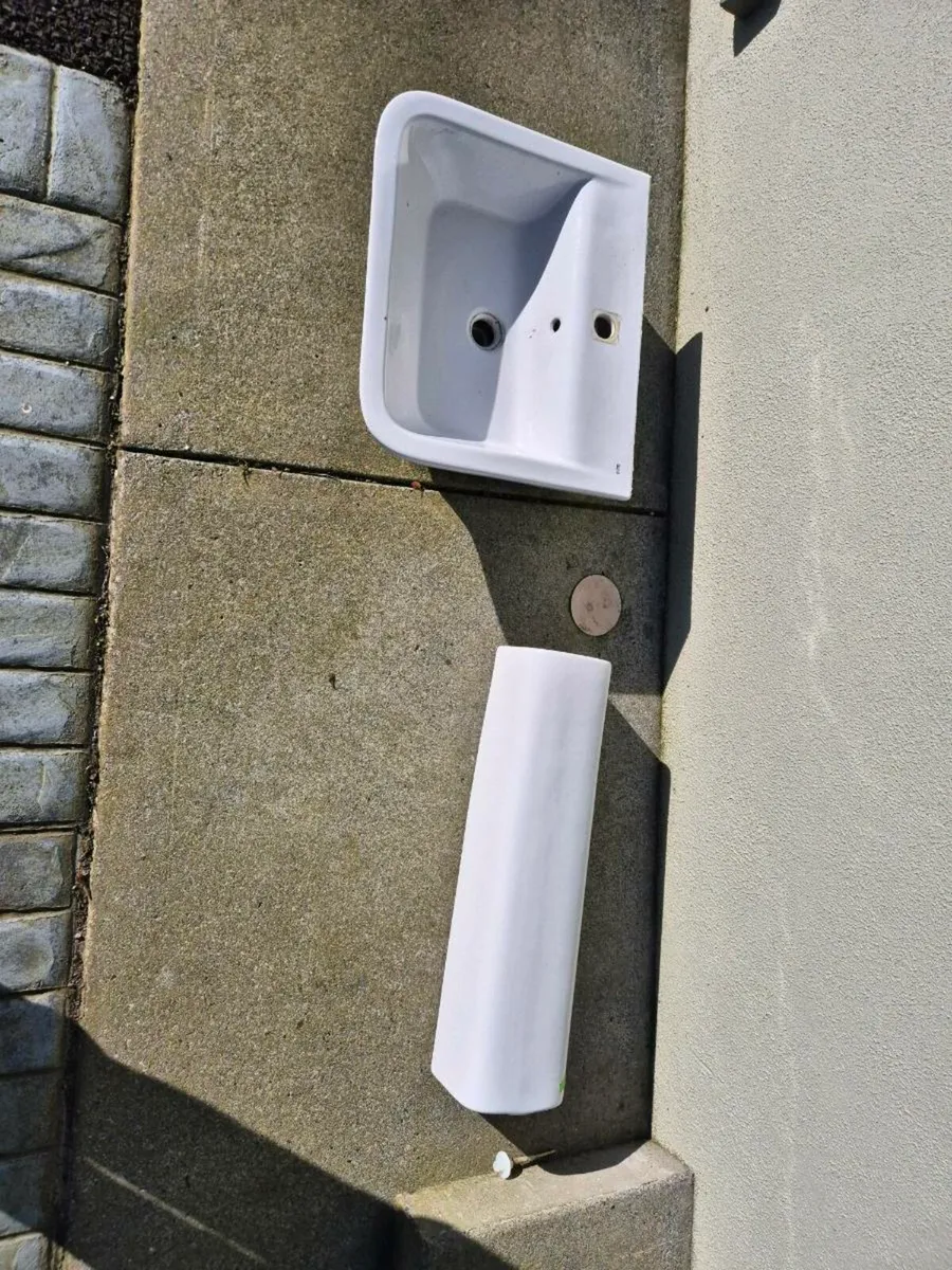 Sink and pedestal