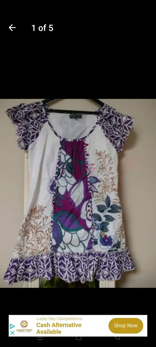 101 Idees cotton dress tunic fully lined
Like new. - Image 1