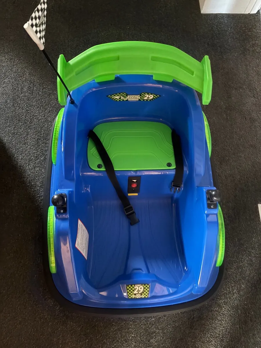 Flybar Racer 6V Bumper Car Blue - Image 4