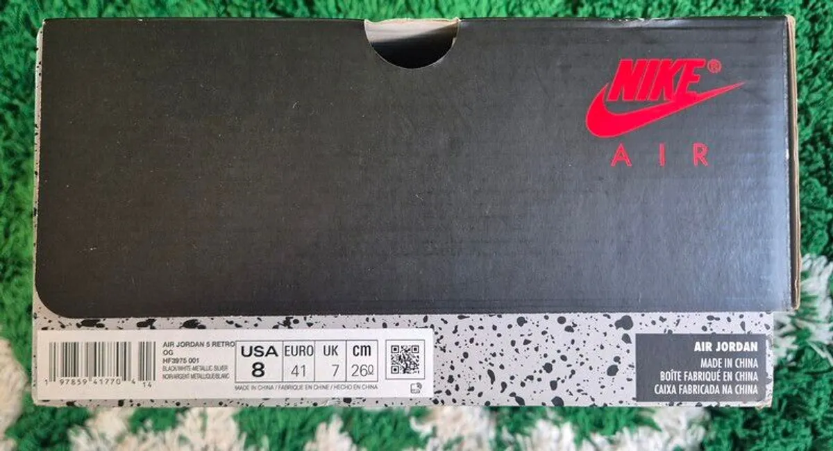 Nike Air Jordan 5 Reimagined Uk7 Brand New - Image 2