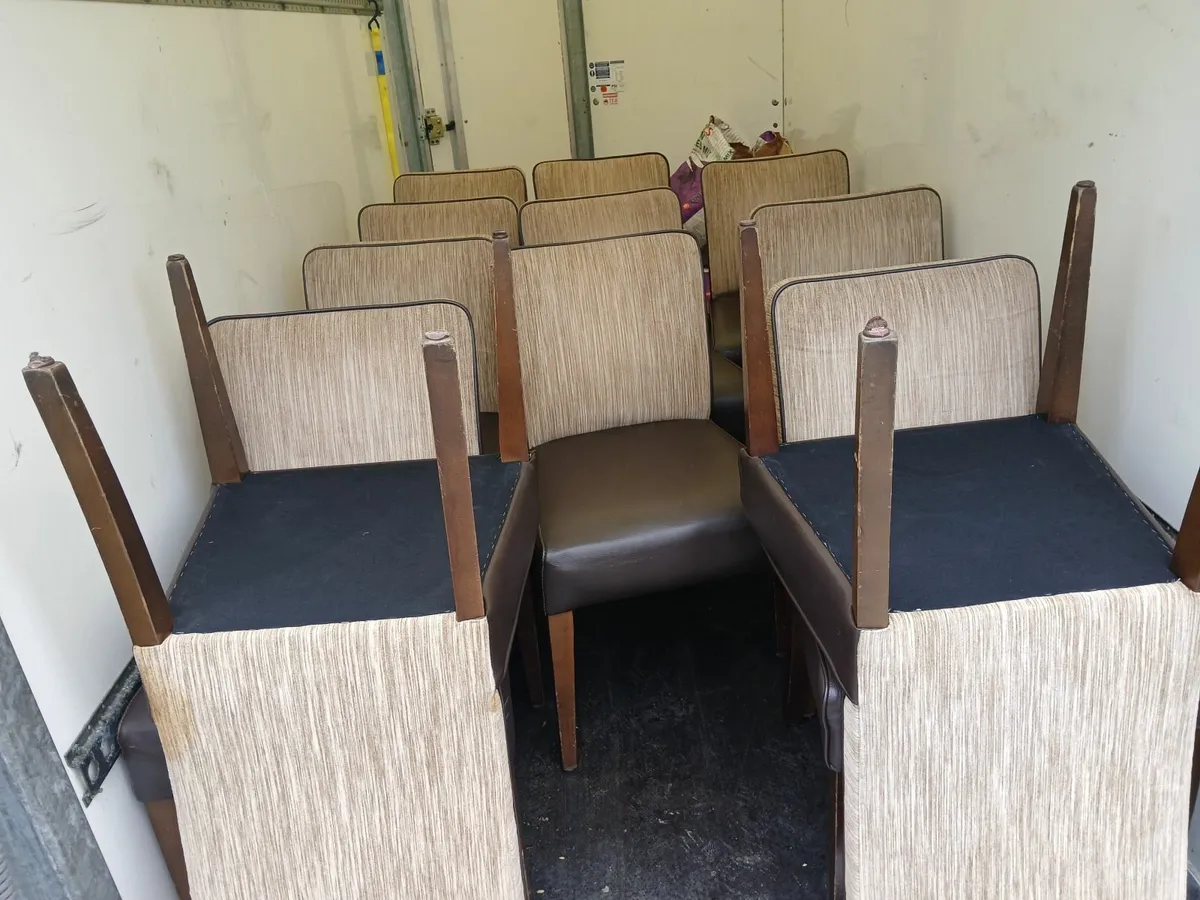 Chairs lot of (6)....leather seating delivered - Image 3