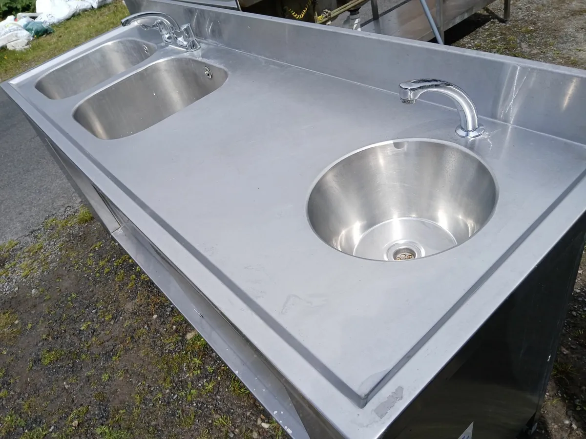 Stainless steel cabbinet sink unit complete delive - Image 4