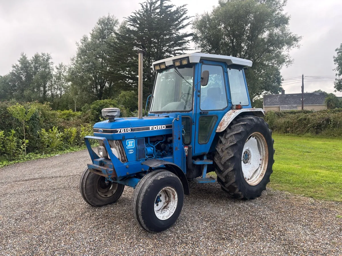 Ford 7610 c/w loader (creeper gear) - Image 1