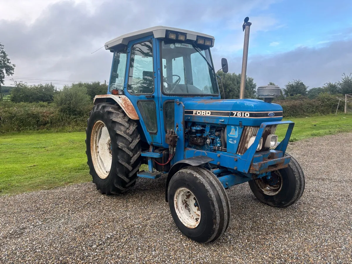 Ford 7610 c/w loader (creeper gear) - Image 2