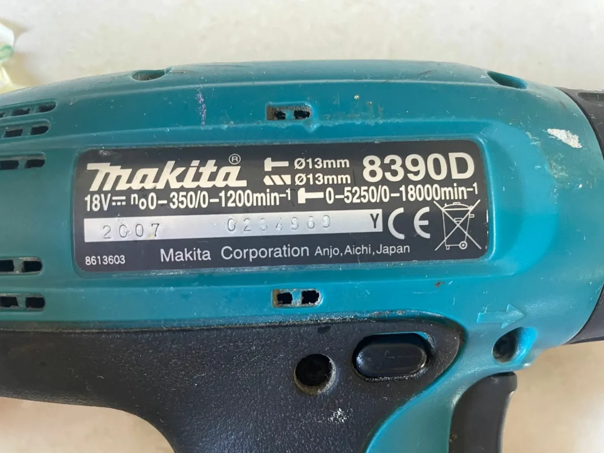 Makita 18V Power Drill/Hammer/Screwdriver €35 - Image 2