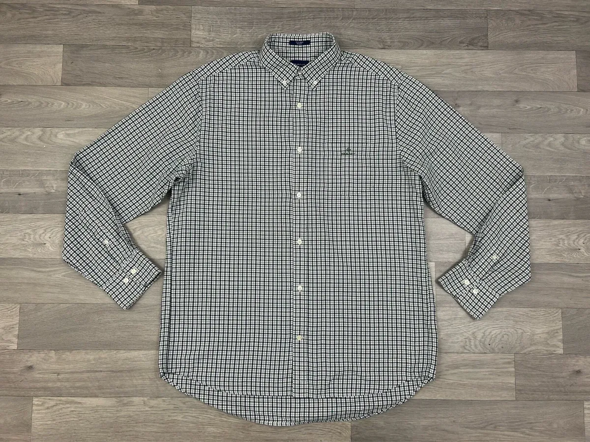 Gant Tech Prep Button Down Check Shirt Mens XL - Image 1