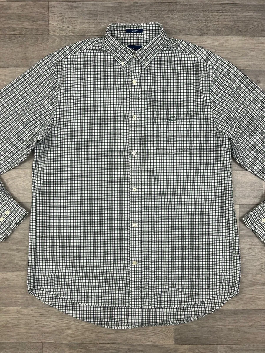 Gant Tech Prep Button Down Check Shirt Mens XL - Image 2