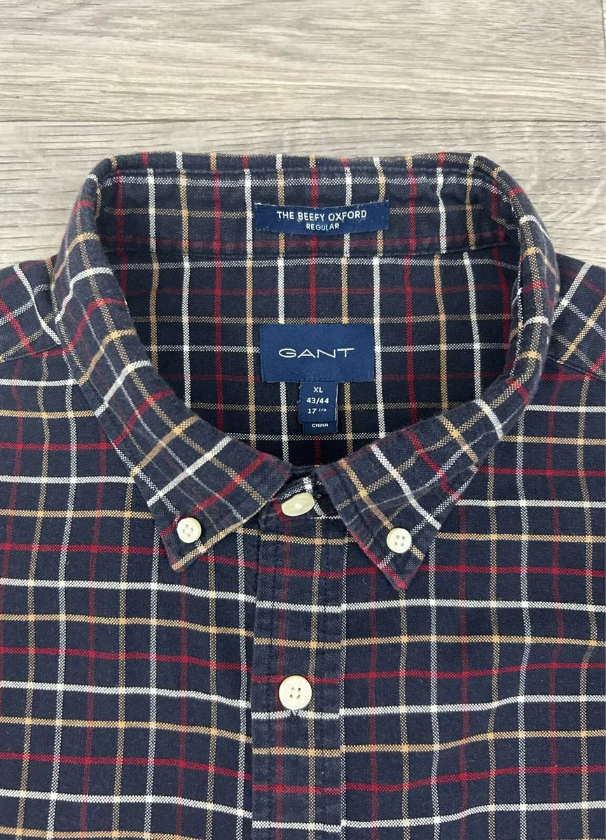 Gant Beefy Oxford Check Shirt Mens XL - Image 4