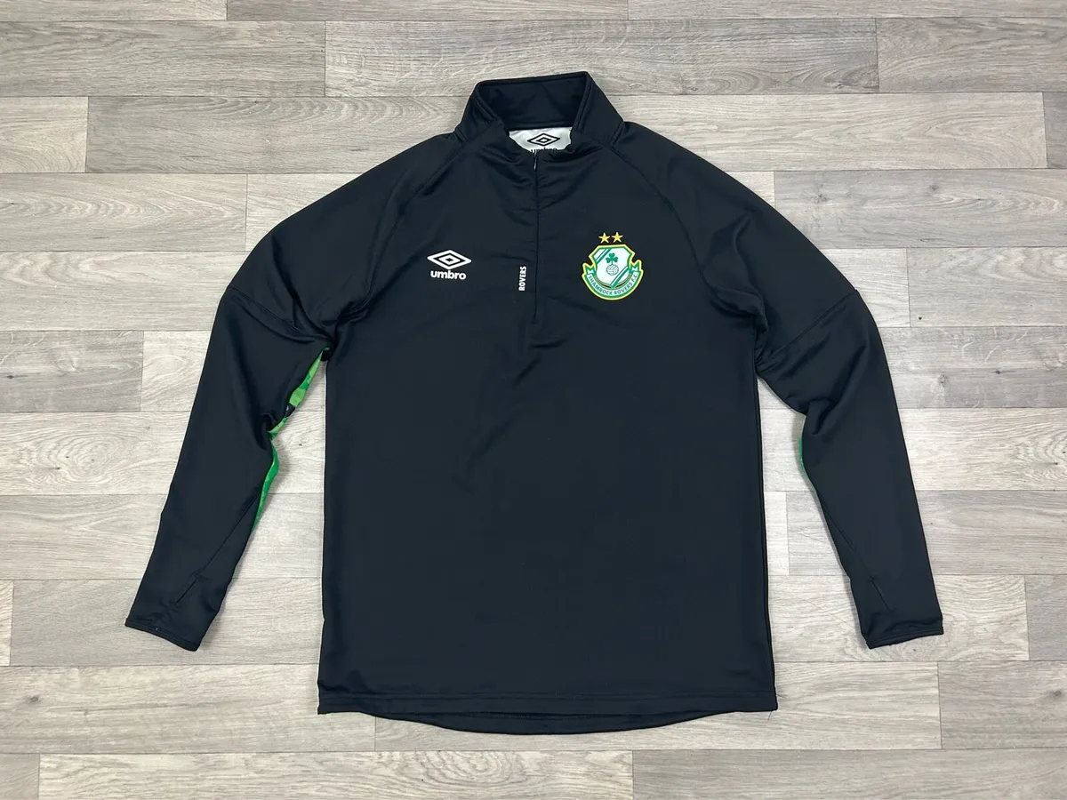 Umbro Shamrock Rovers Half Zip Jumper Mens M - Image 1