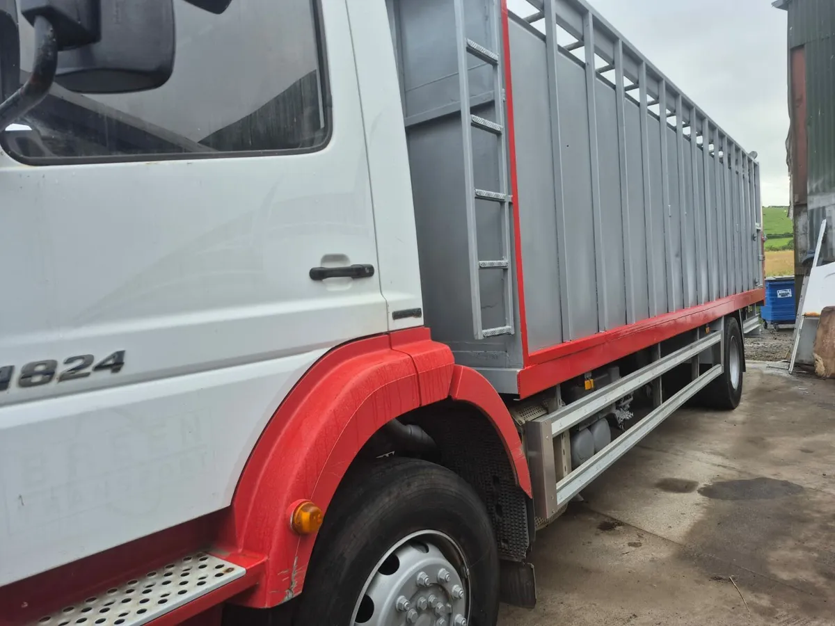 Mercedes Axor Cattle Truck - Image 2