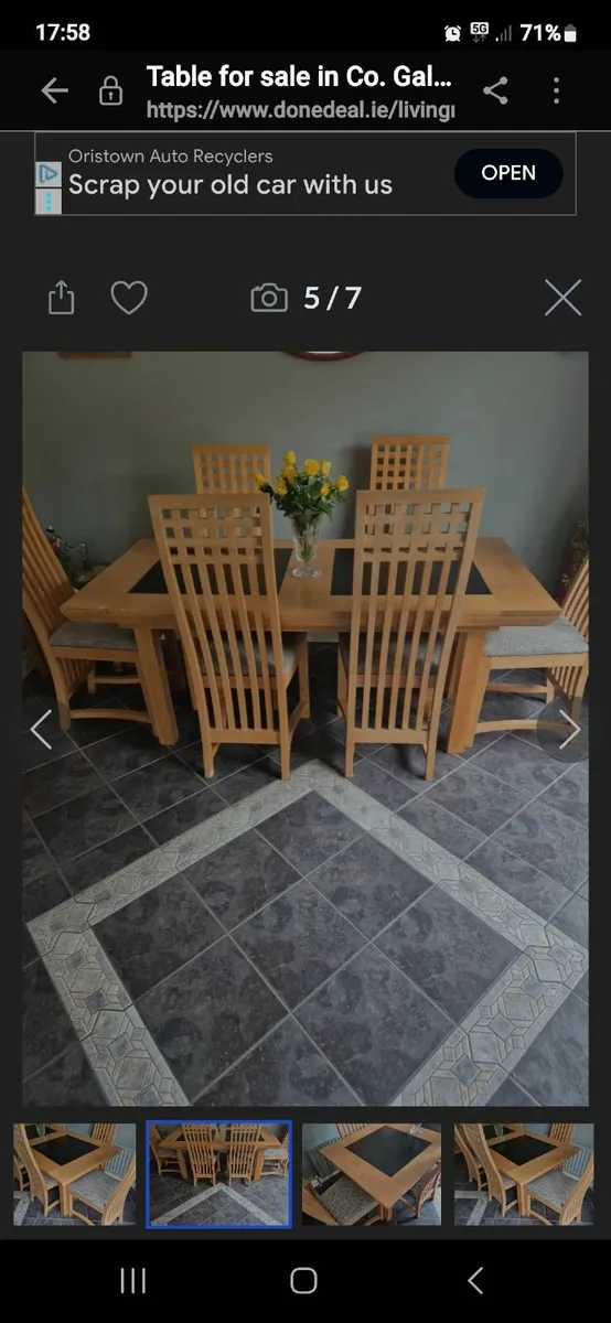 Table and Chairs - Image 1