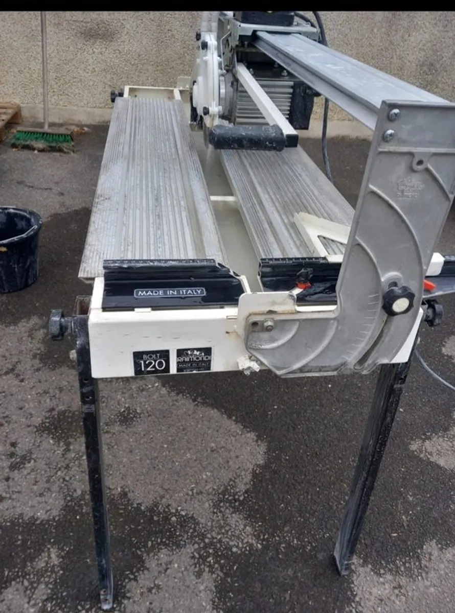Wet bridge tile saw Raimondi bolt 120 - Image 3