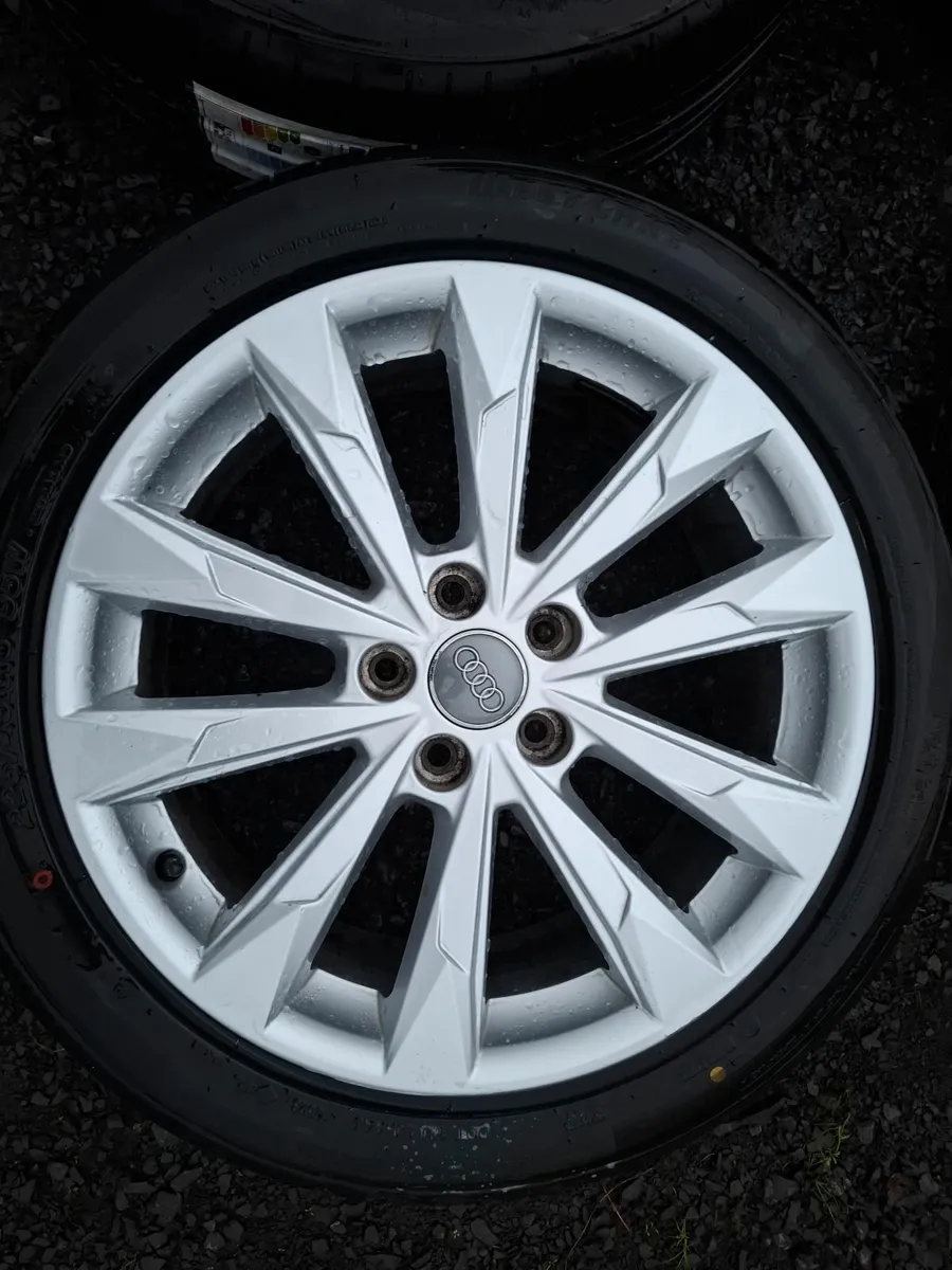 18" Genuine Audi A3,  Vw, Seat, Skoda Alloys with - Image 1