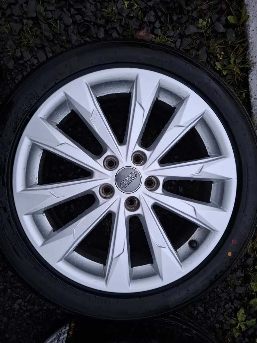 18" Genuine Audi A3,  Vw, Seat, Skoda Alloys with - Image 3