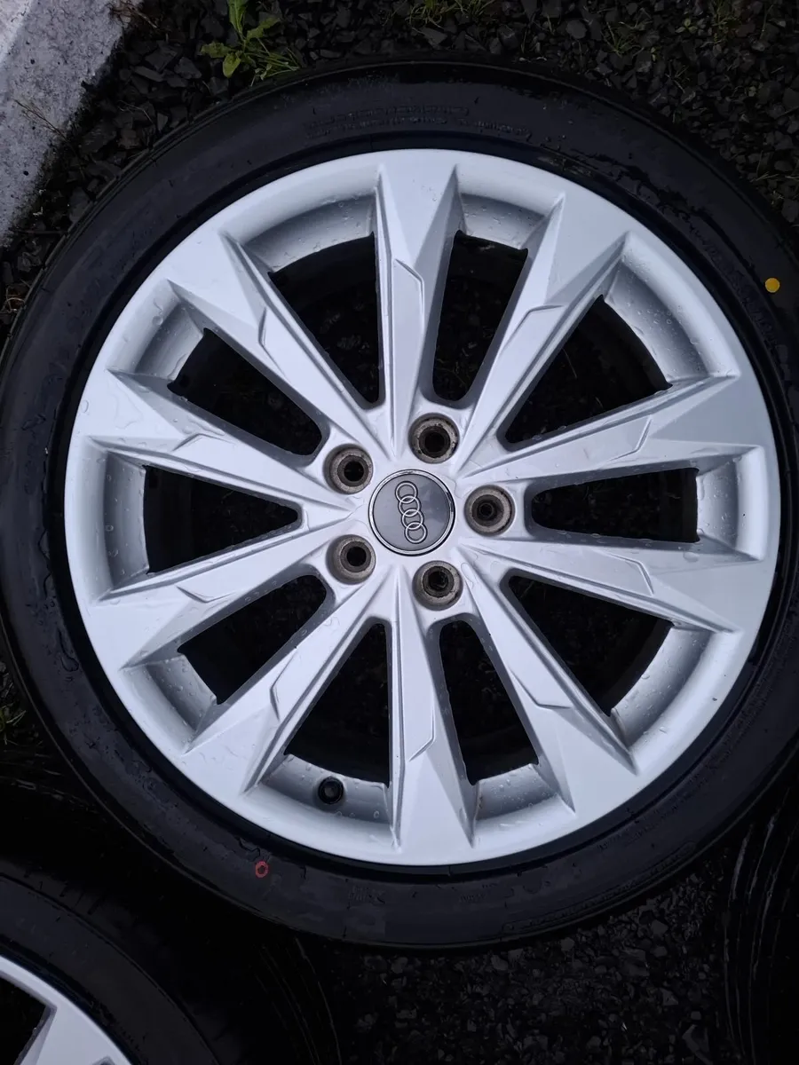 18" Genuine Audi A3,  Vw, Seat, Skoda Alloys with - Image 4