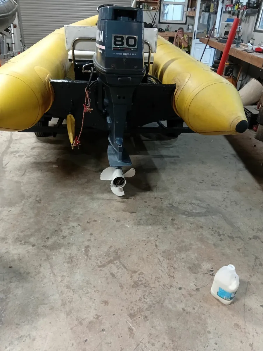 15ft Rib with yamaha 80 autolube - Image 4