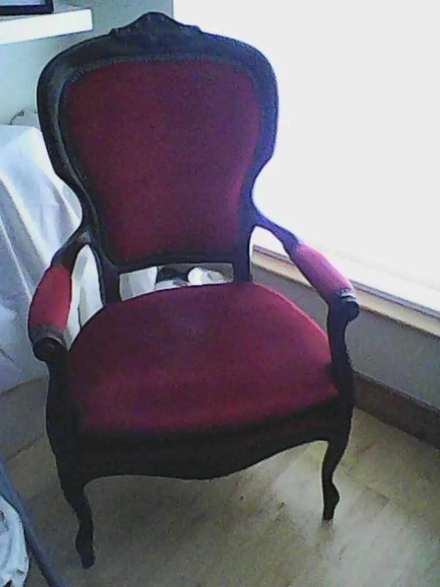 Antique Mahogany Chair - Image 1