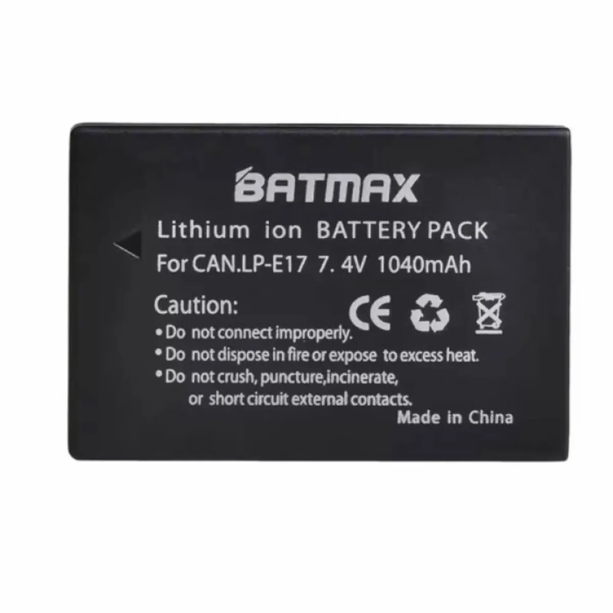 LP-E17 Battery for Canon – 1040mAh 7.4V Lithium-Io - Image 1