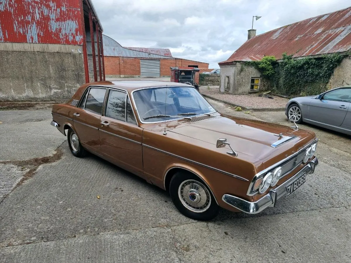 71 Ford Zodiac 3.0 v6 manual. - Image 3