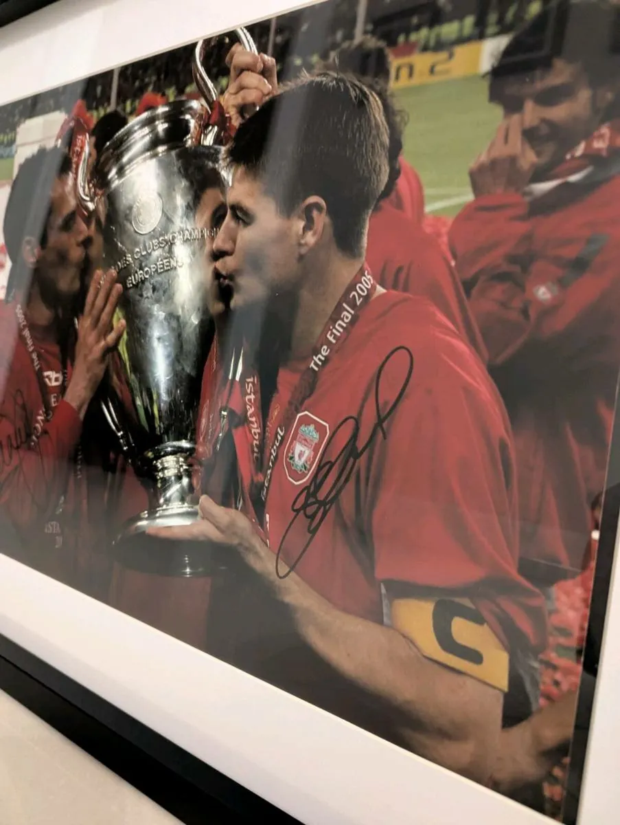Steven Gerrard and Jamie Carragher dual signed 16 - Image 2