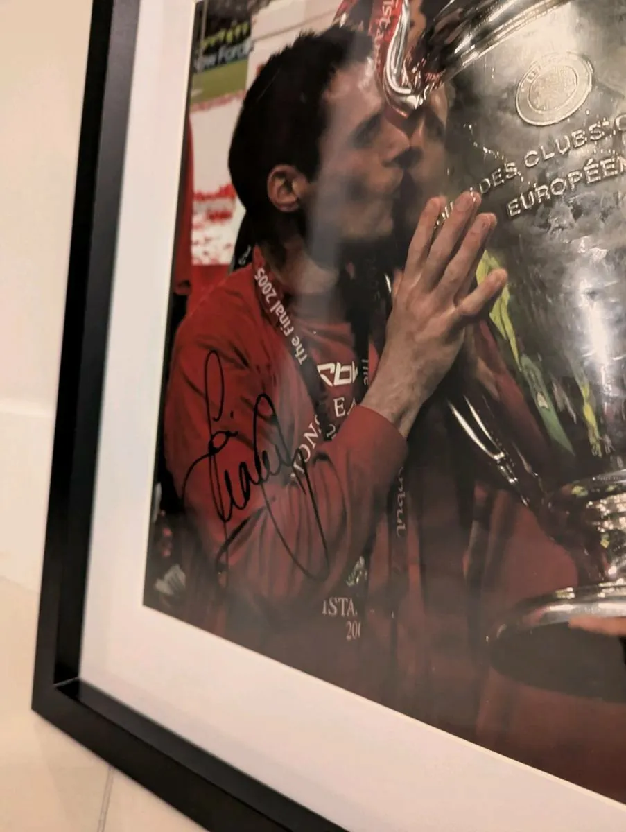 Steven Gerrard and Jamie Carragher dual signed 16 - Image 3