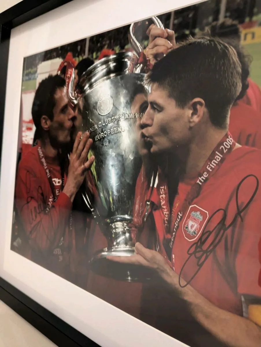 Steven Gerrard and Jamie Carragher dual signed 16 - Image 4