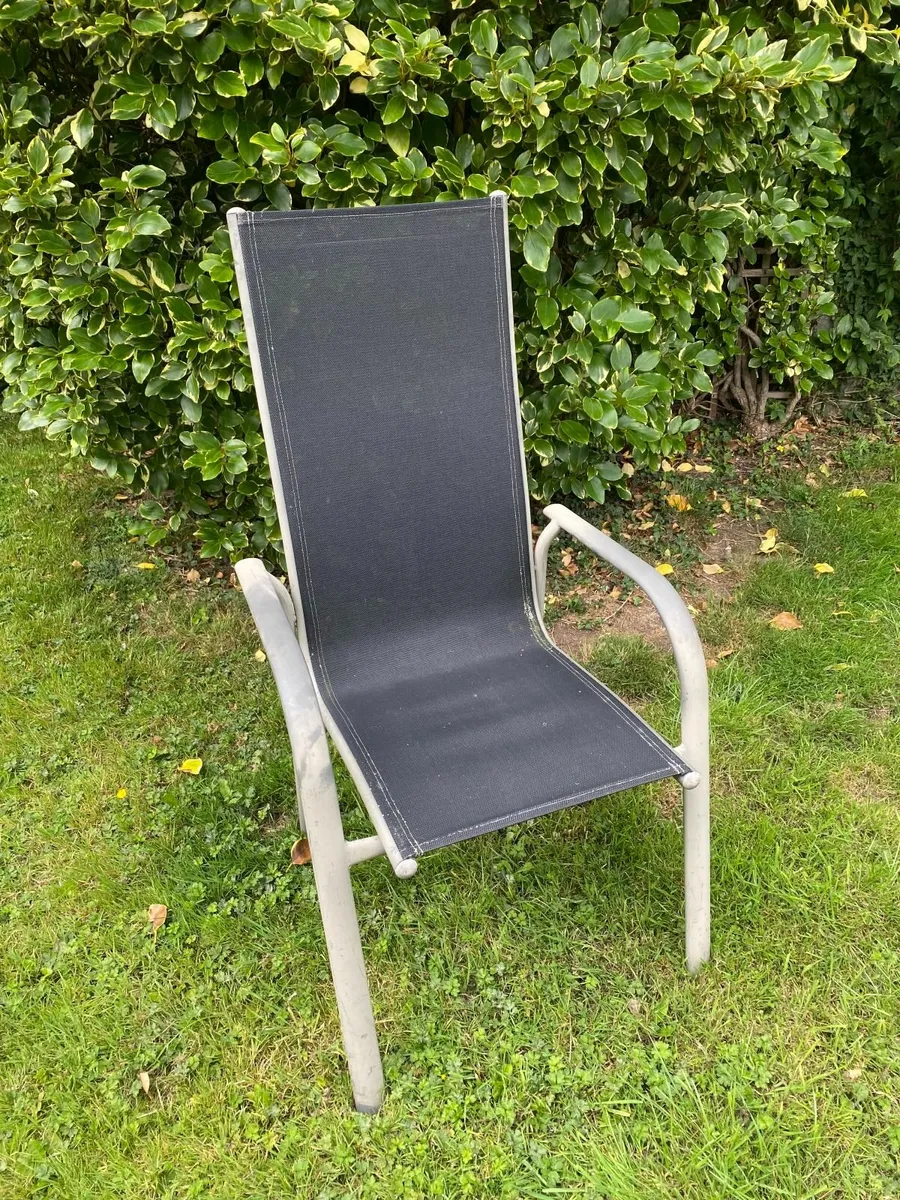 High Back Garden Chairs - Image 1