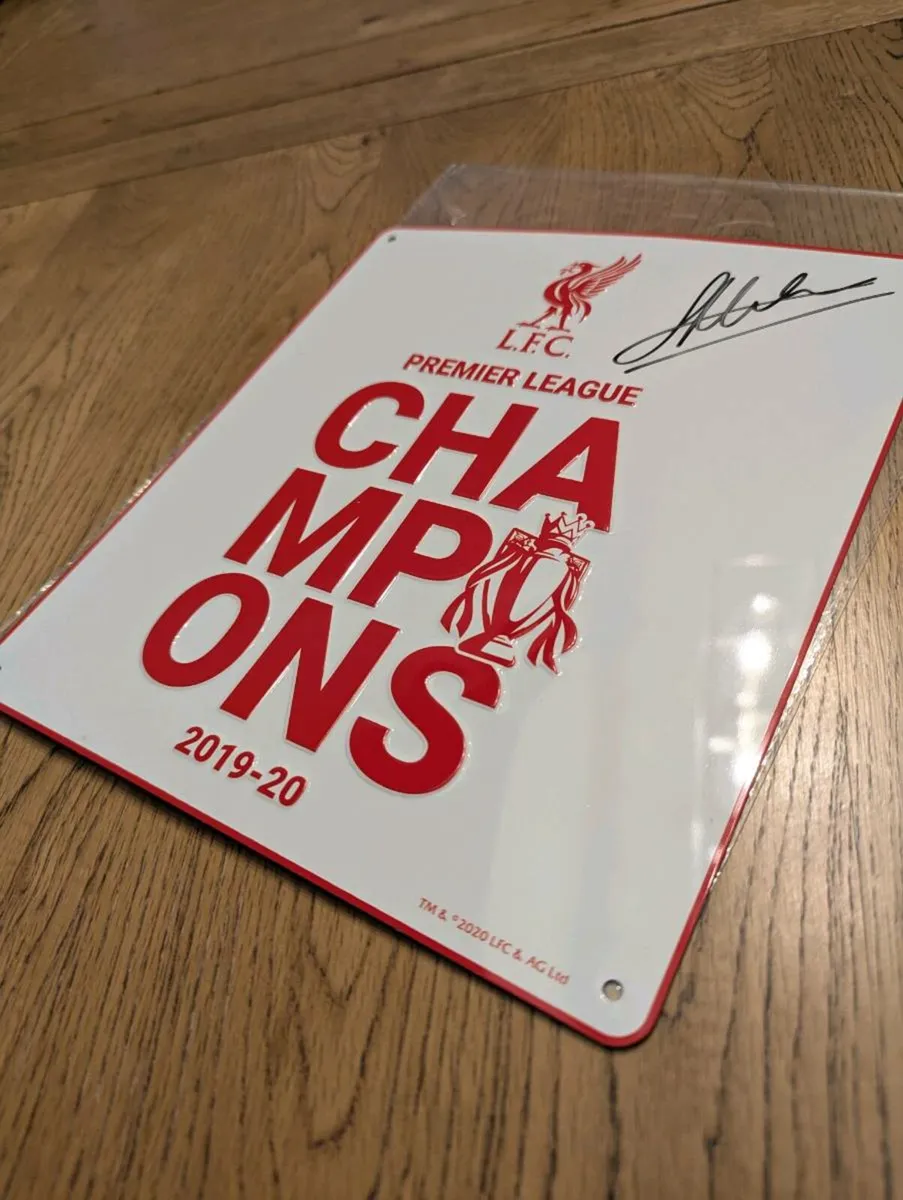James Milner signed Liverpool plaque champions 19/ - Image 3