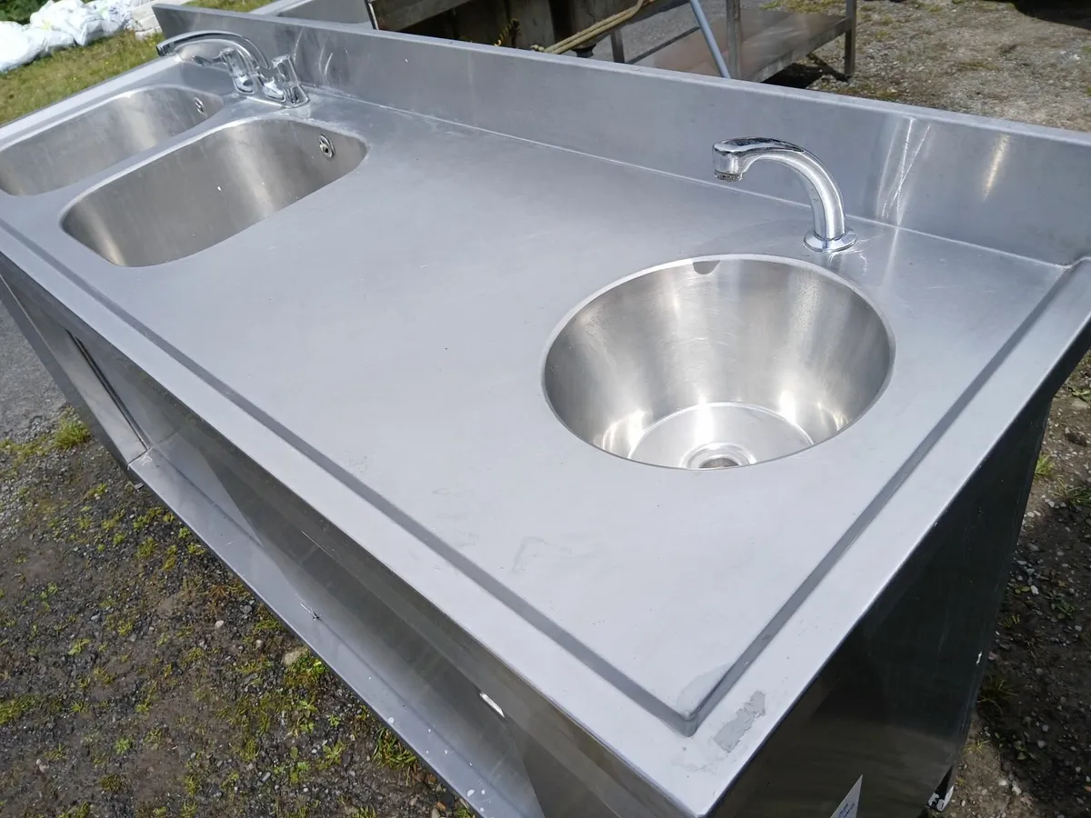 Abbotoir double sink unit complete delivered - Image 4