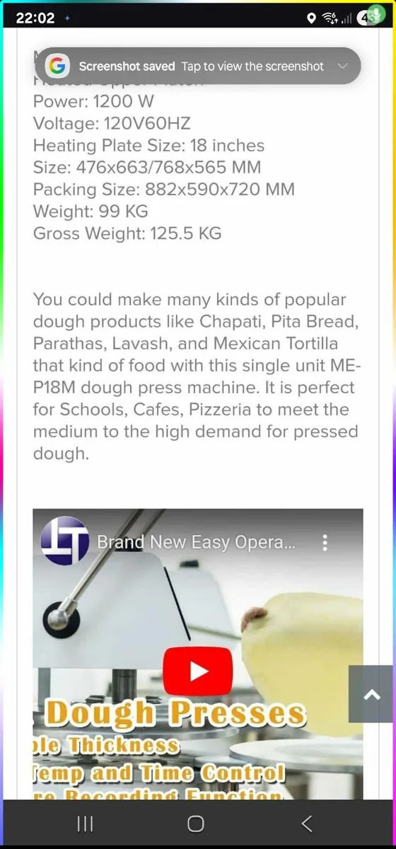 pizza, naan, tortilla press machine - Image 4