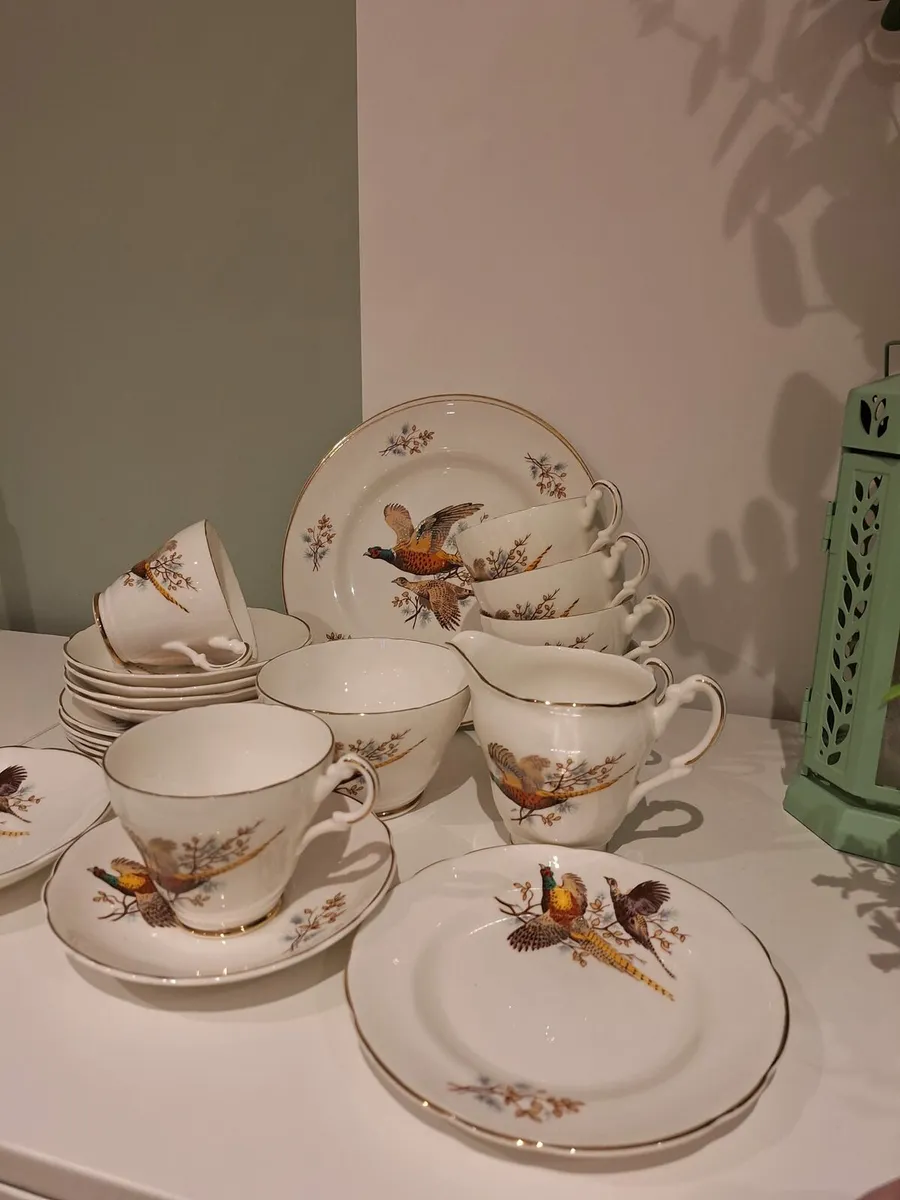 Vintage bone china tea set - Image 2