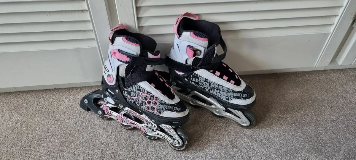 Pink Inline Roller Skates - Image 1
