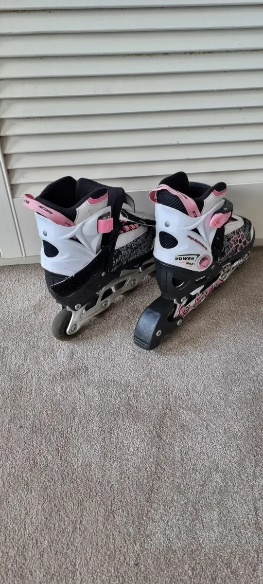 Pink Inline Roller Skates - Image 4