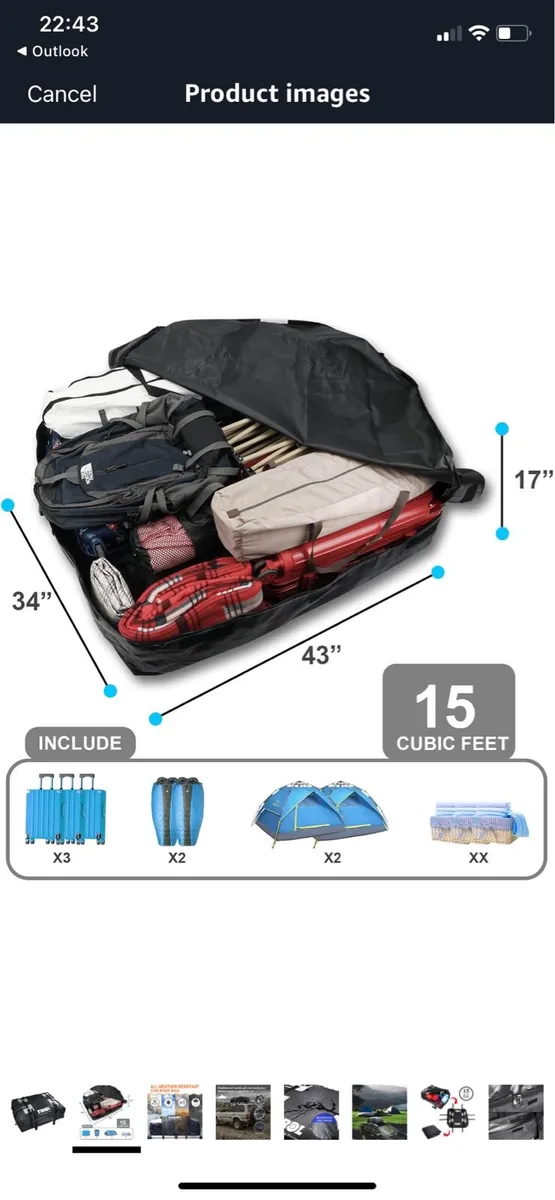 Roof Bag waterproof - Image 2