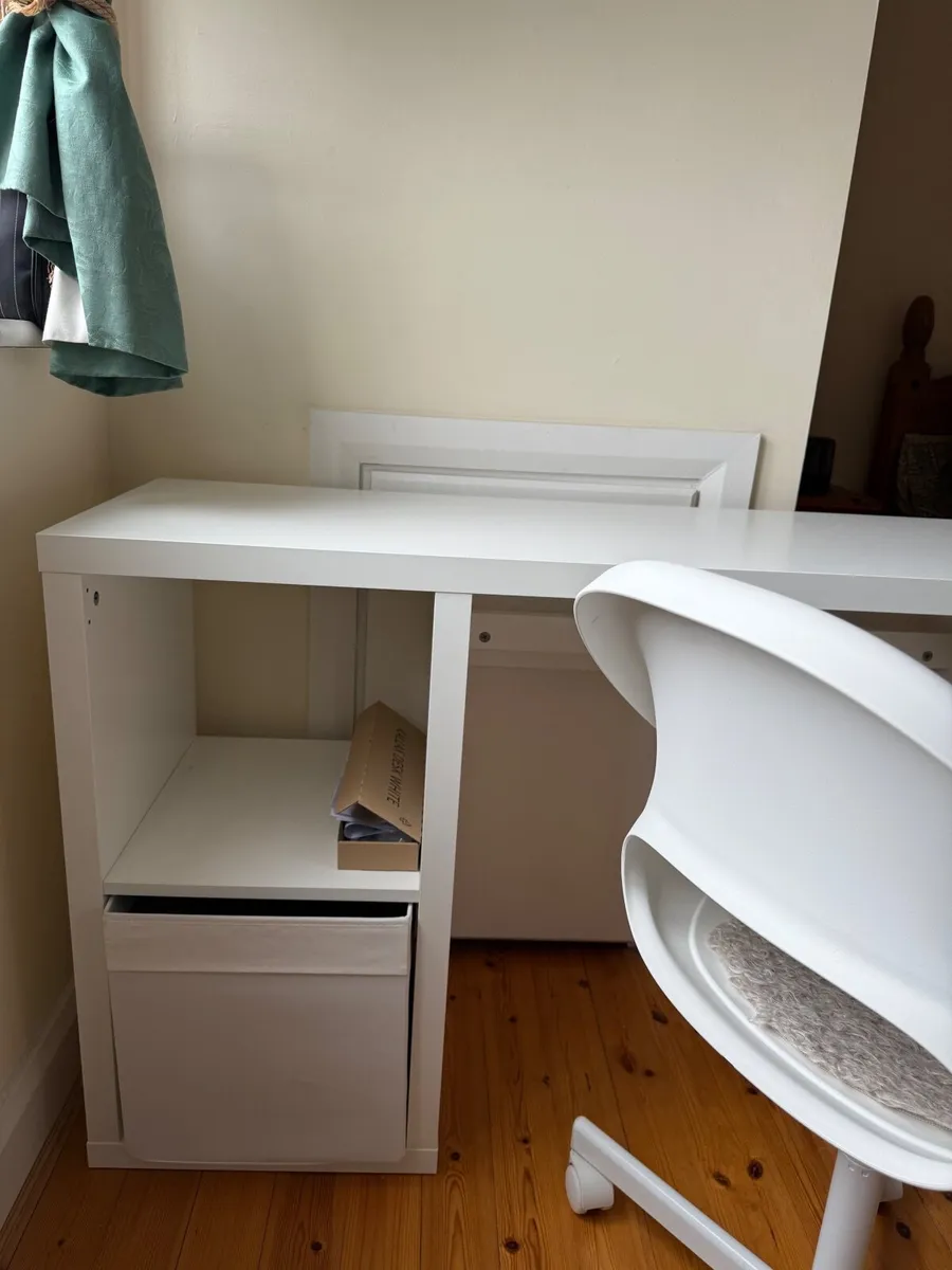 Ikea Desk and Swivel Chair - Image 2