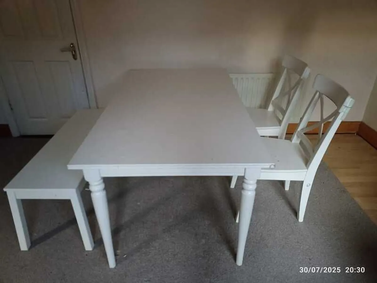 White Dning Table - Image 1