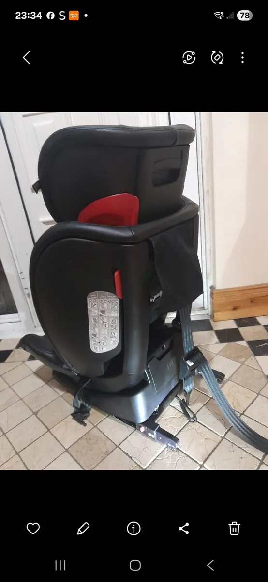 Infasafe child's car seat - Image 4