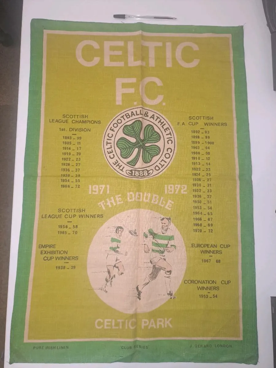 Glasgow Celtic rare memorabilia - Image 1