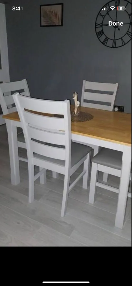 table and chairs
