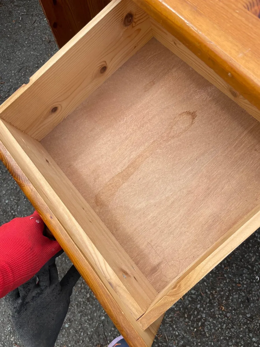 Wooden (pine) study desk - Image 2