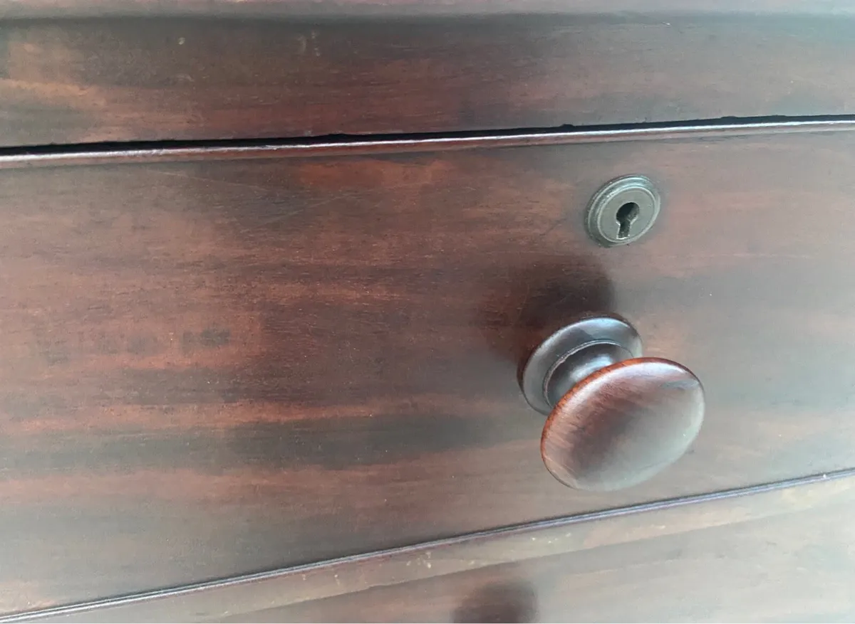 Victorian Scottish flamed mahogany dresser - Image 4